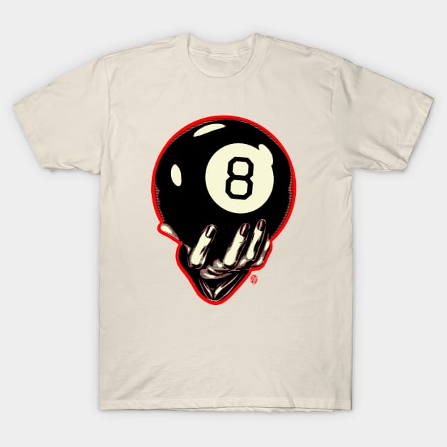 Vintage Magic 8 Ball T-Shirt by StudioPM71